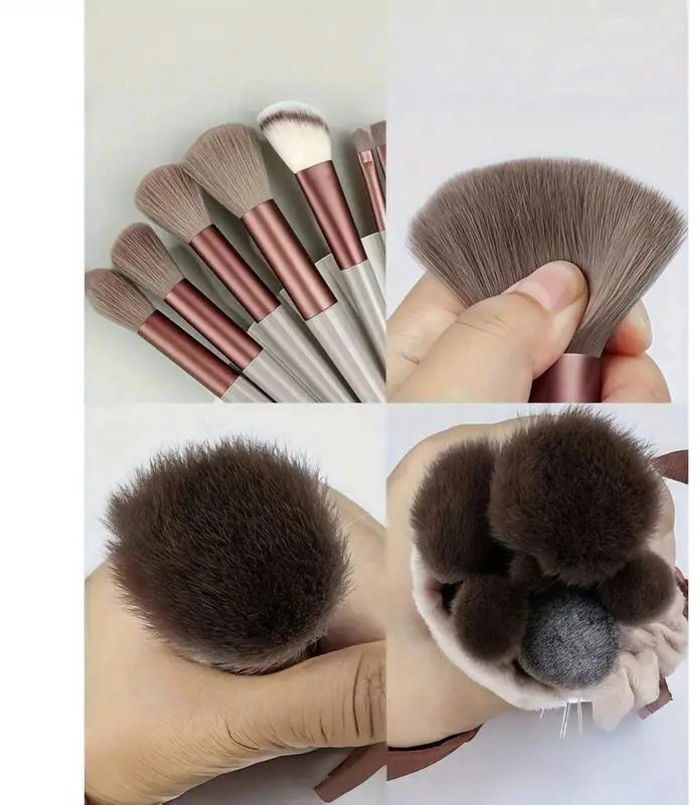 AmazingKarts 13-Piece Professional Makeup Brush Set with Beauty Sponge for Face & Eye Makeup (Pack of 14) image 3