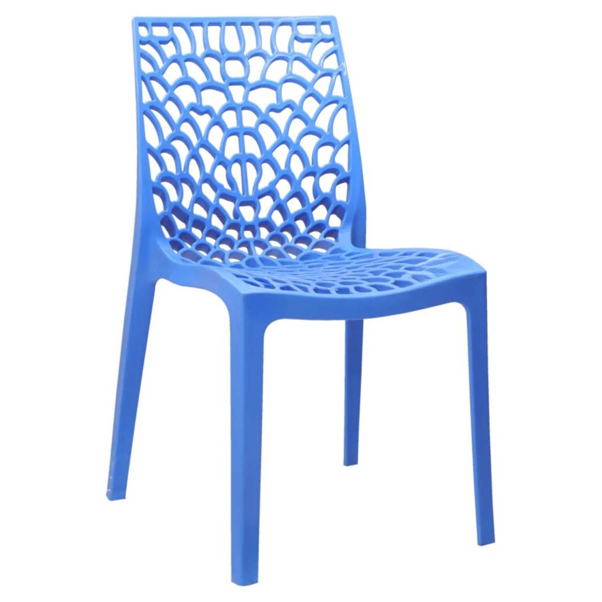 Settle Emperor Armless Plastic Chair – Blue