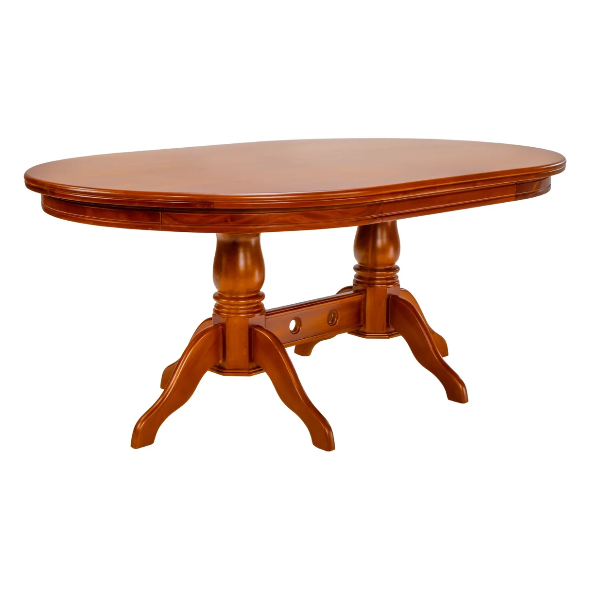 Texas Wooden Top 6-Seater Dining Set - Teak Finish image 2