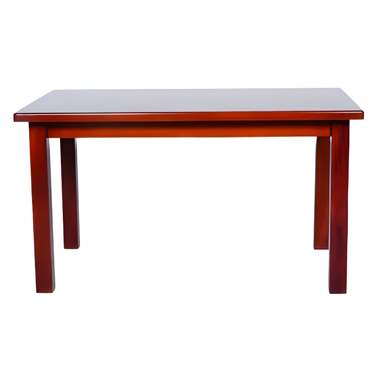 Avila Wooden Top 4-Seater Dining Set - Honey Finish image 2