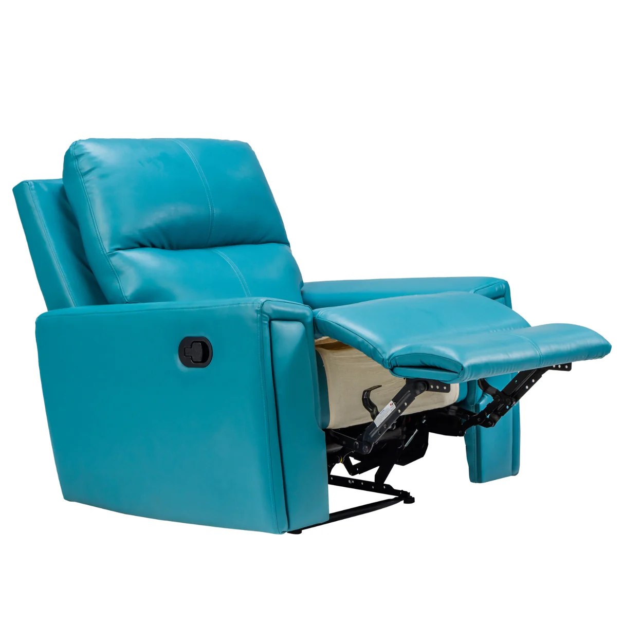 Salzburg Supreme Rexine Recliner 1-Seater - Blue image 2