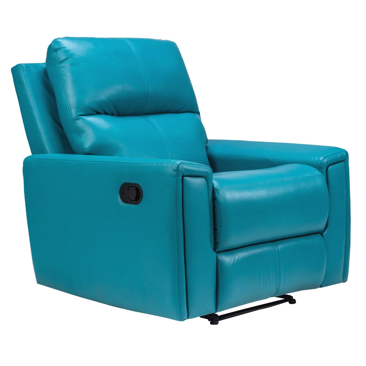 Salzburg Supreme Rexine Recliner 1-Seater - Blue